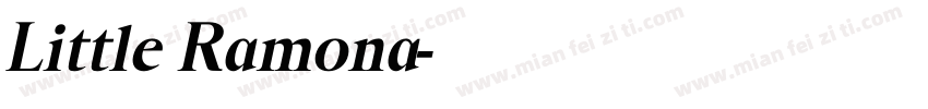 Little Ramona字体转换